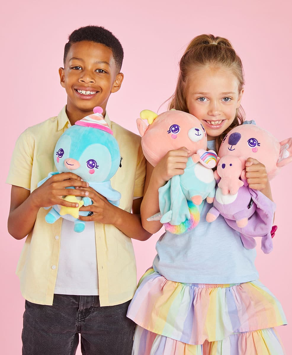 Cuddle and Play All Day with New Plush Toys!