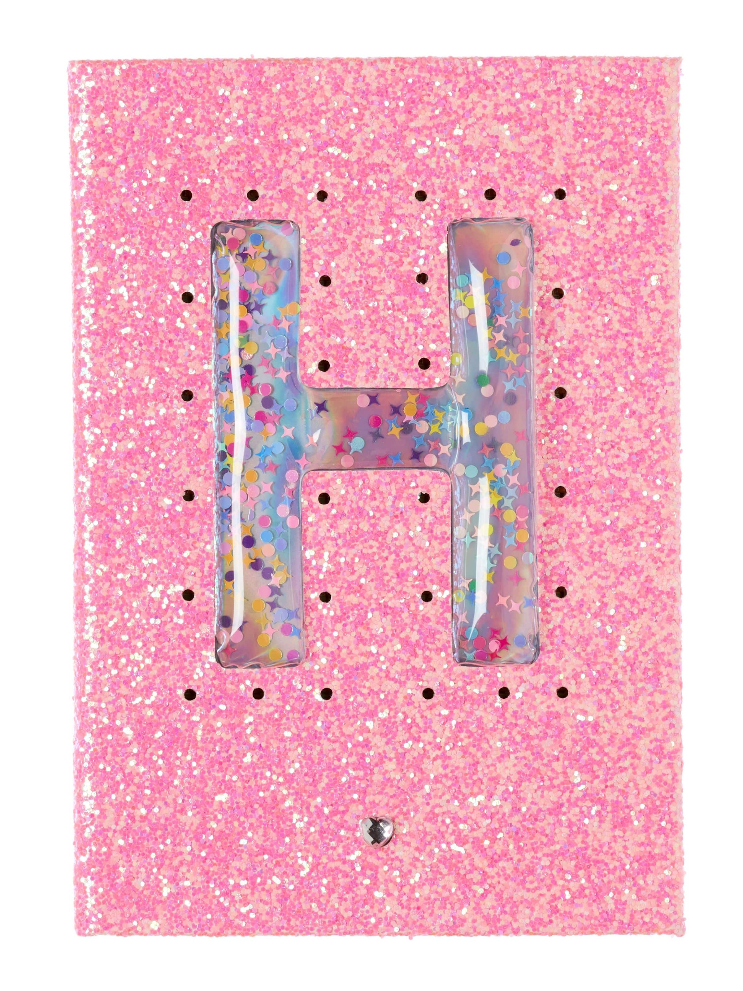 Light Up Glitter Alphabet A5 Notebook