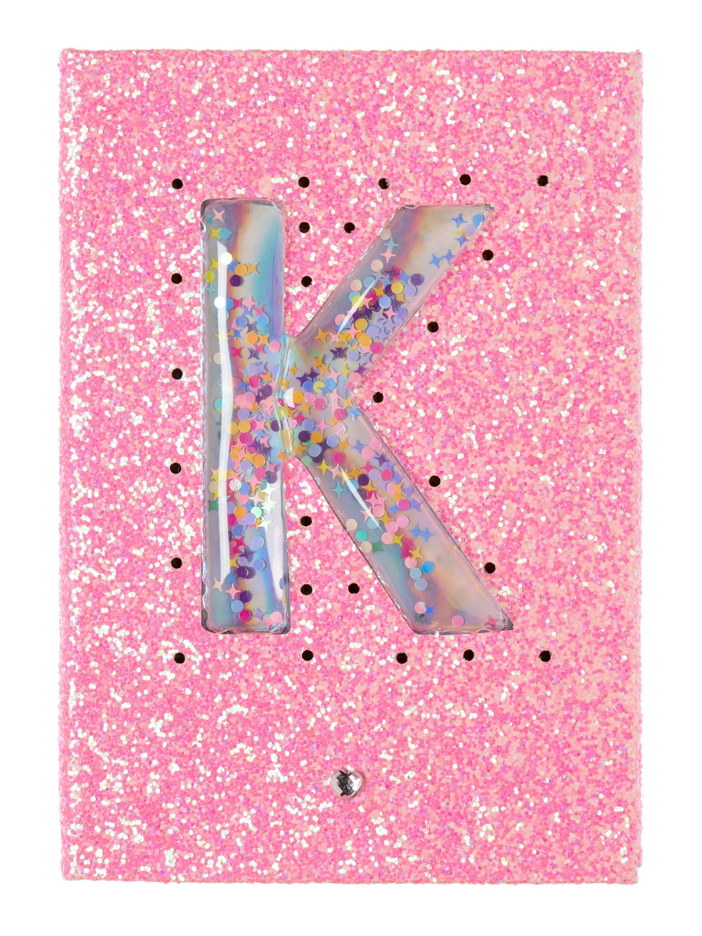 Light Up Glitter Alphabet A5 Notebook