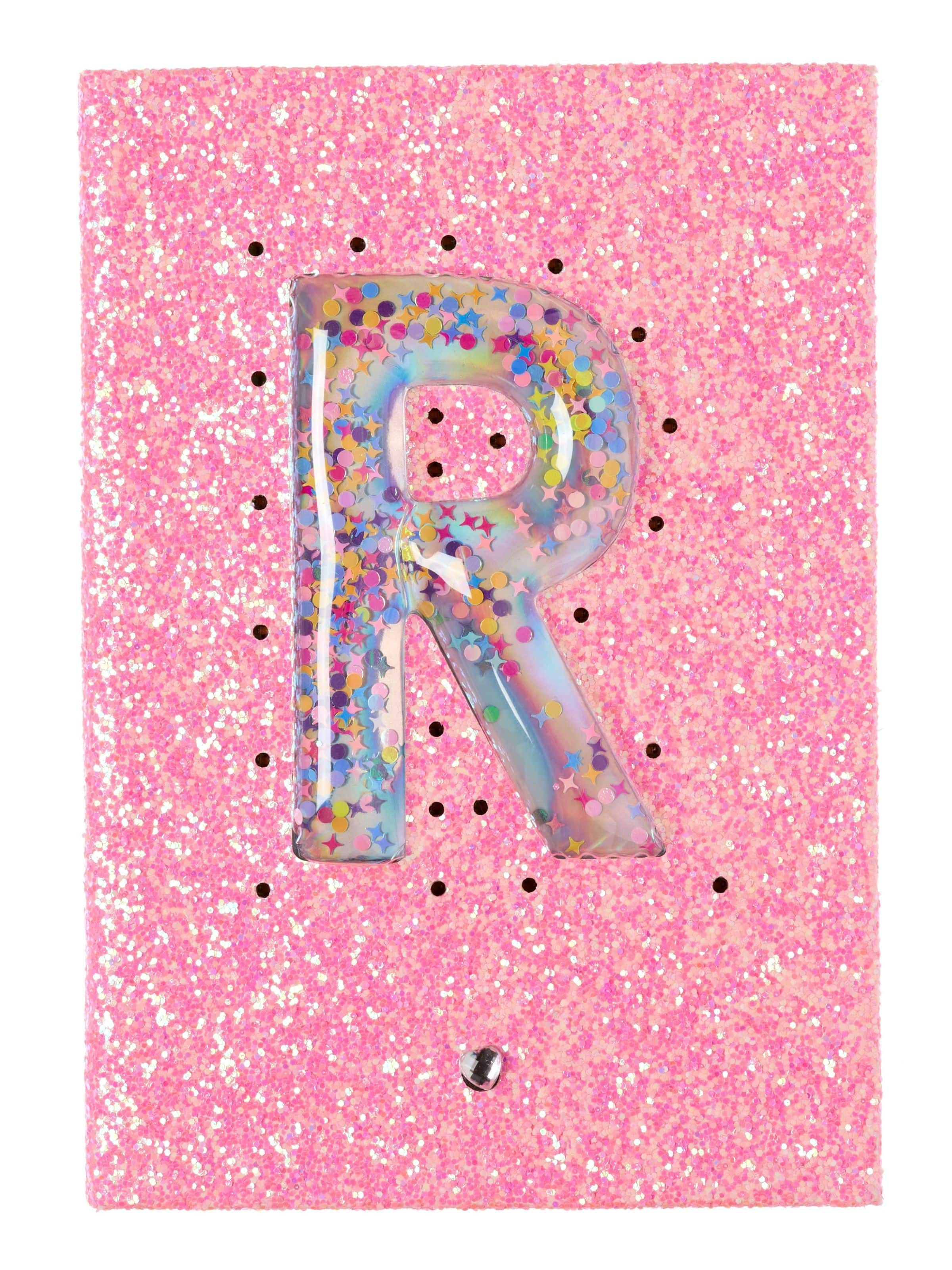 Light Up Glitter Alphabet A5 Notebook