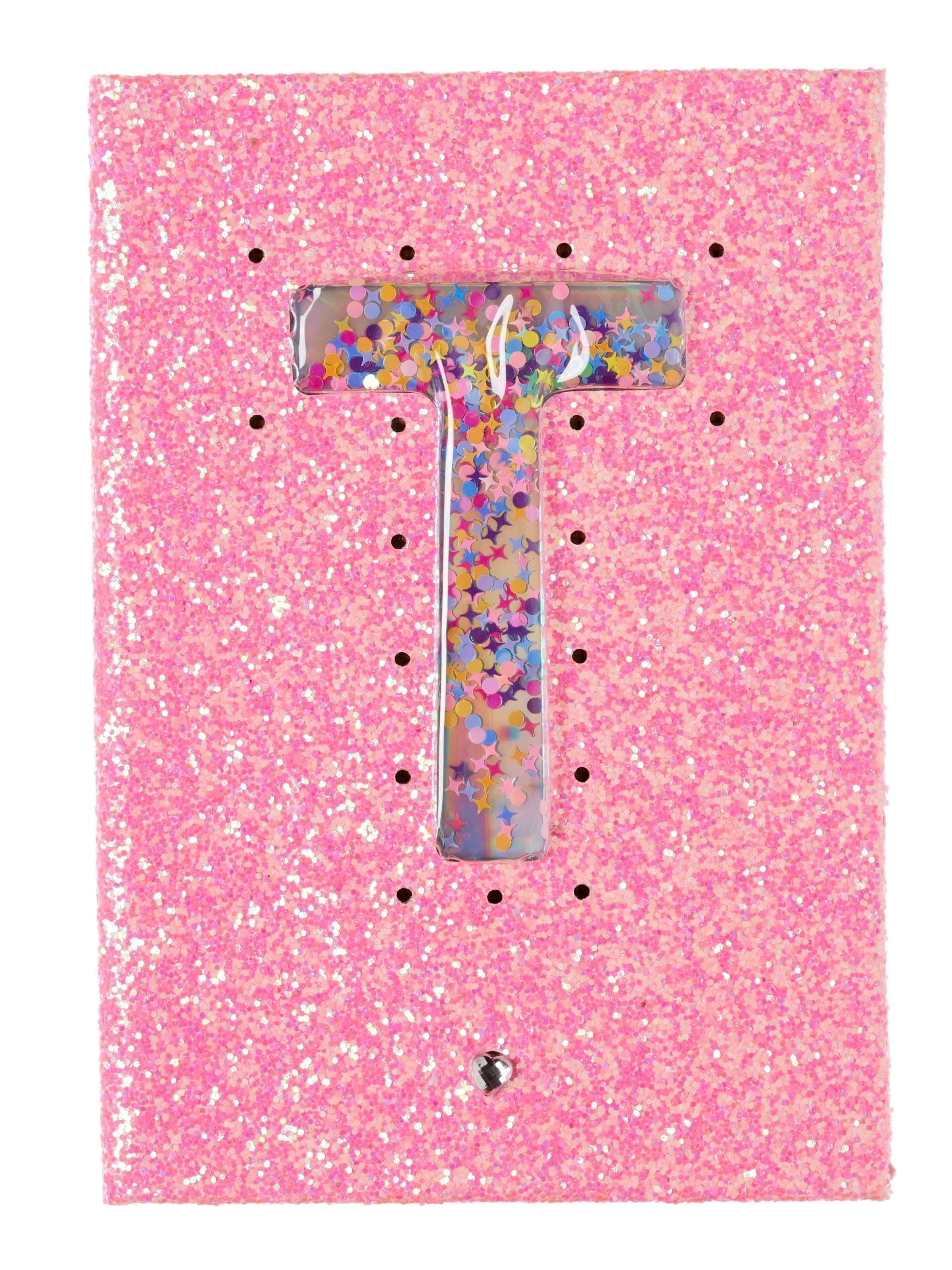 Light Up Glitter Alphabet A5 Notebook