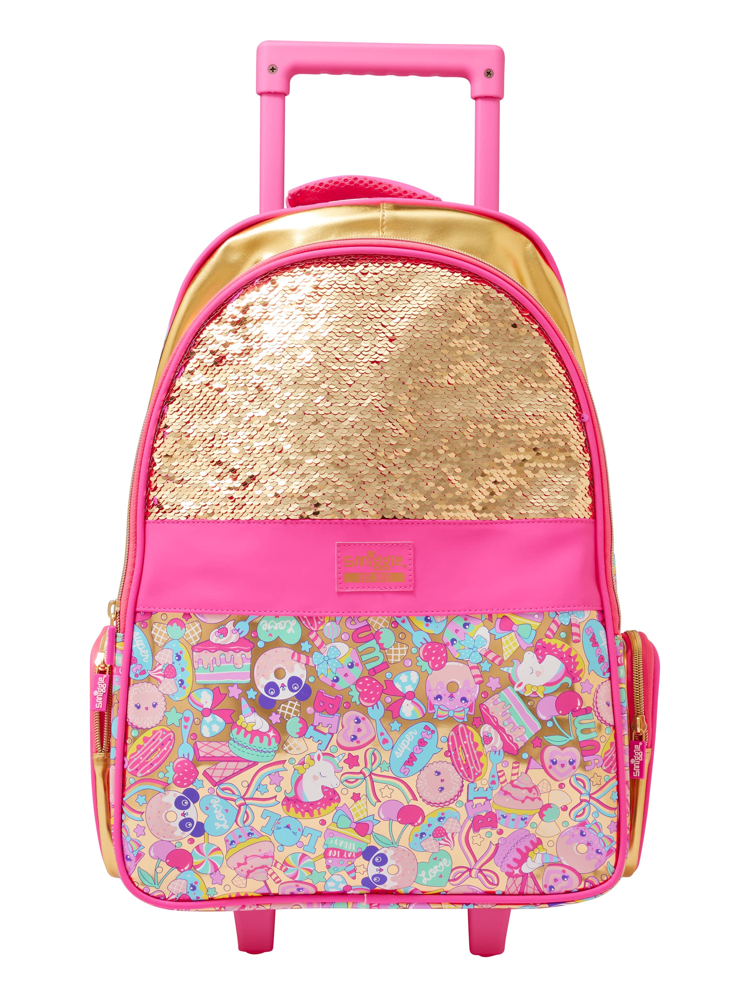 SMIGGLE School Bag - Pink - Animal pattern - Trendyol