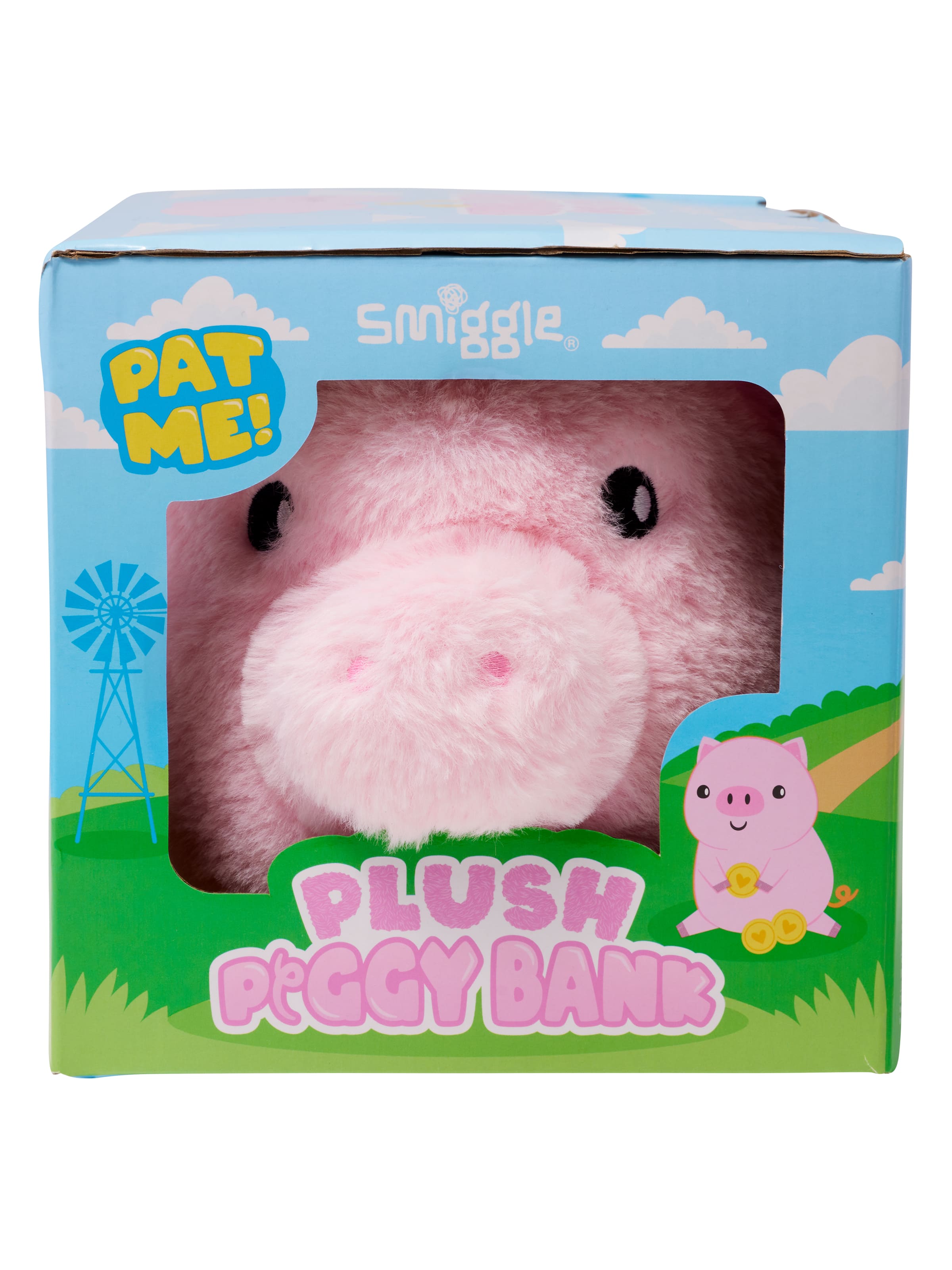 Plush pig on sale piggy bank