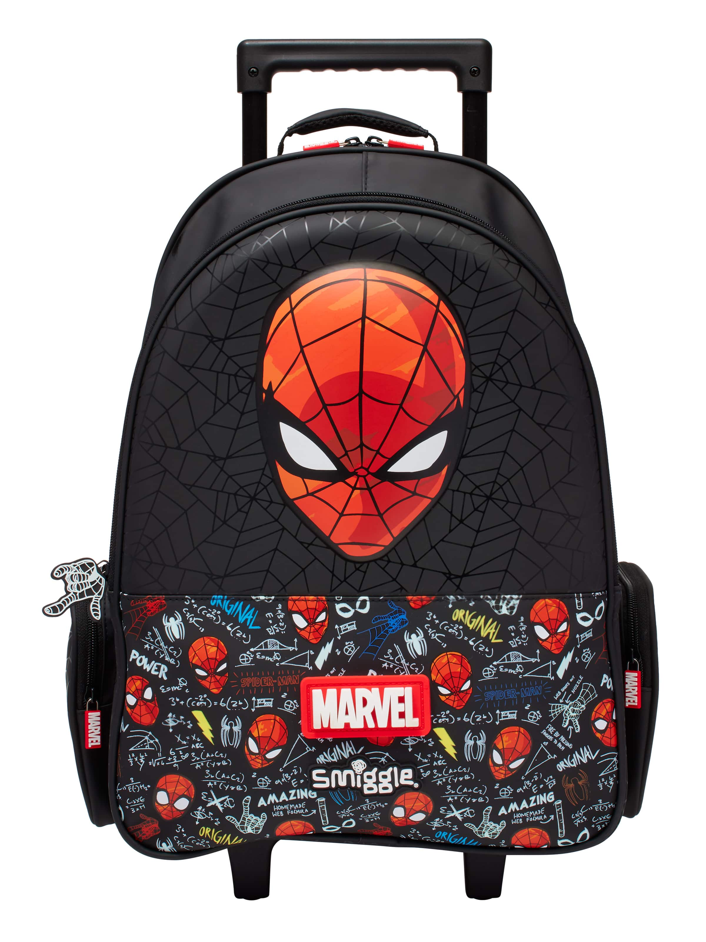 Spider Man Backpack Trolley With Light Up Wheels Smiggle Online