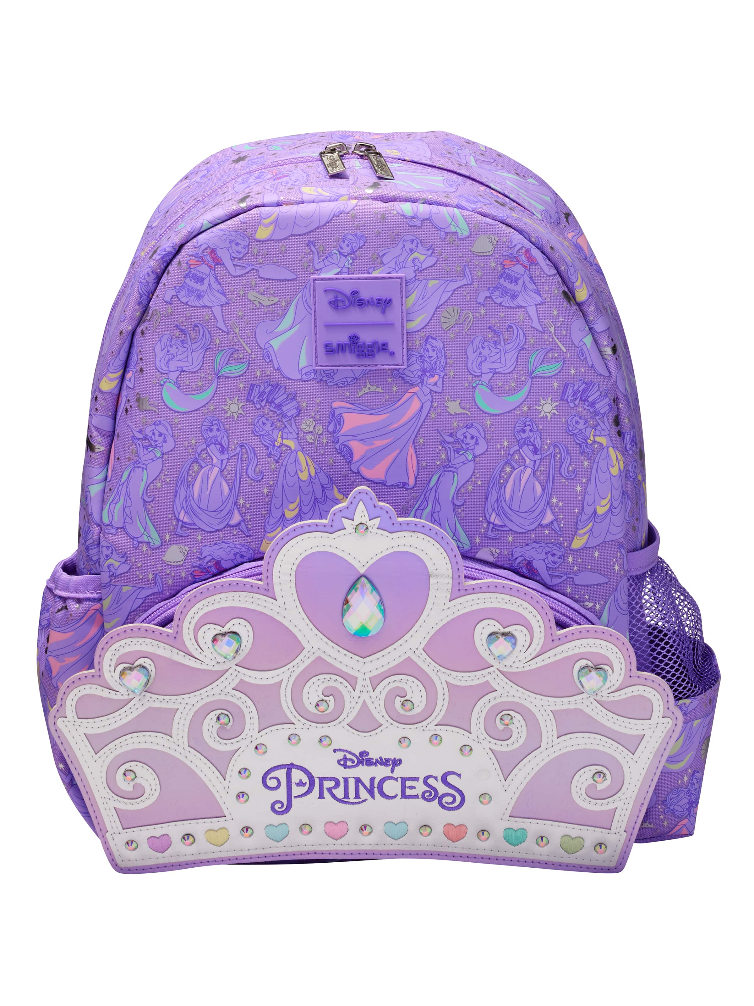 Disney Princess Junior Character Hoodie Backpack Lilac Smiggle Online