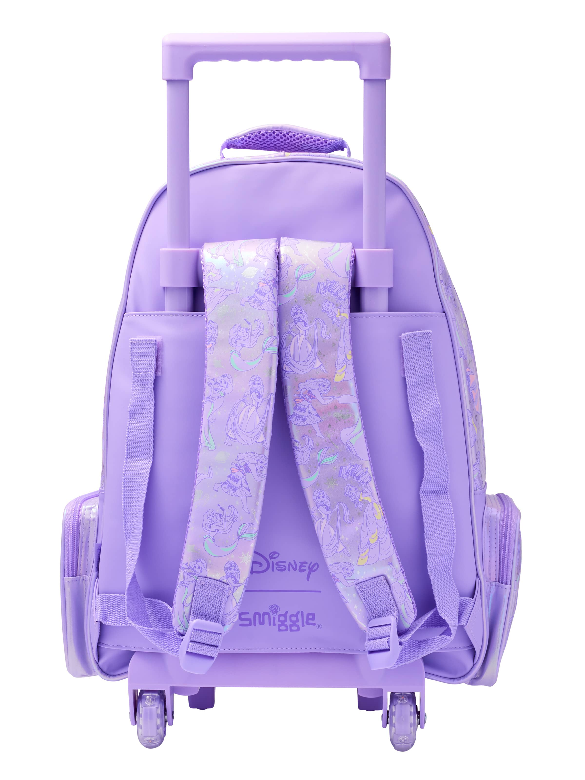 Princess rolling backpack best sale