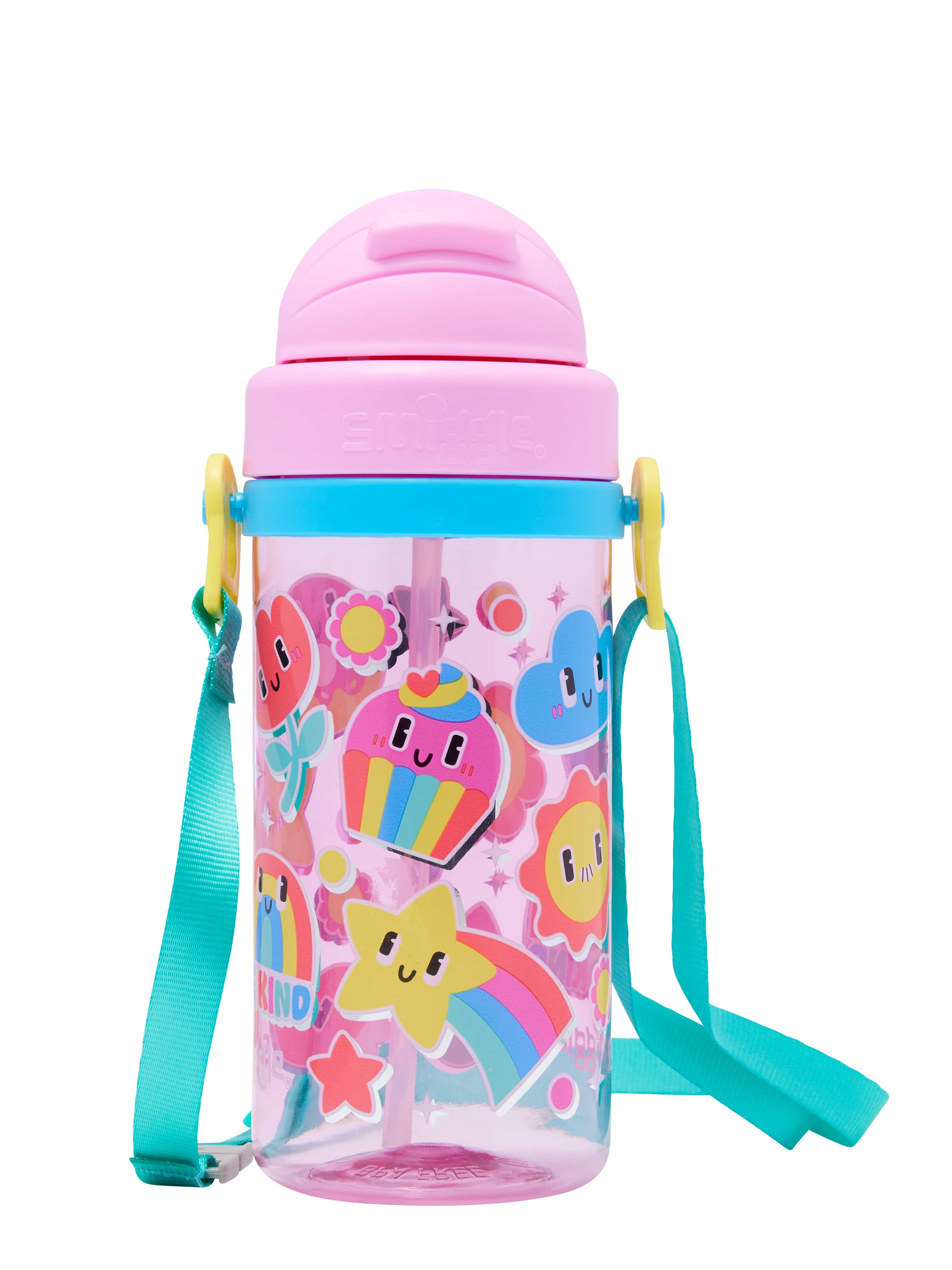 Big Dreams Teeny Tiny Plastic Drink Bottle With Strap 400Ml