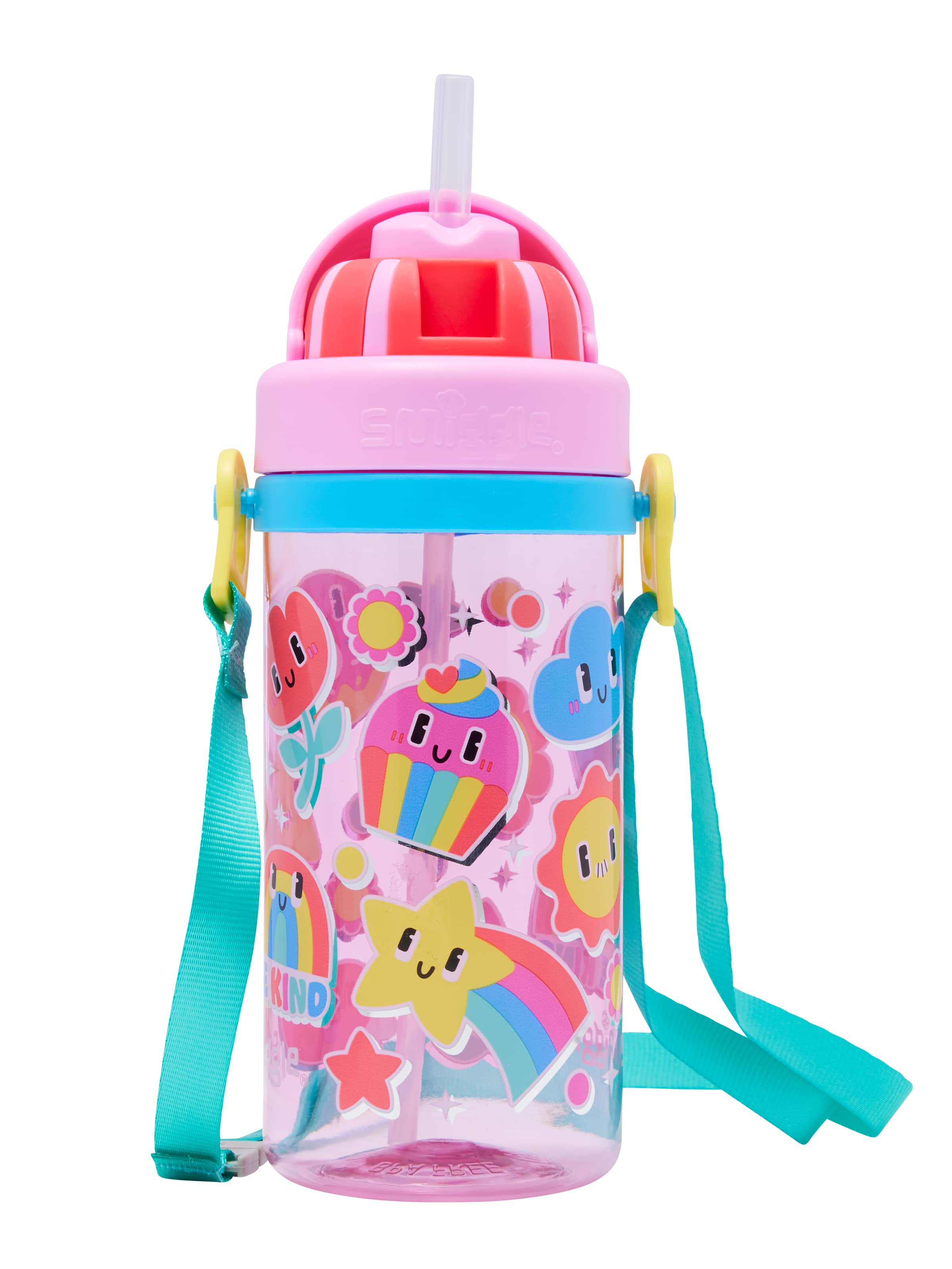 Big Dreams Teeny Tiny Plastic Drink Bottle With Strap 400Ml