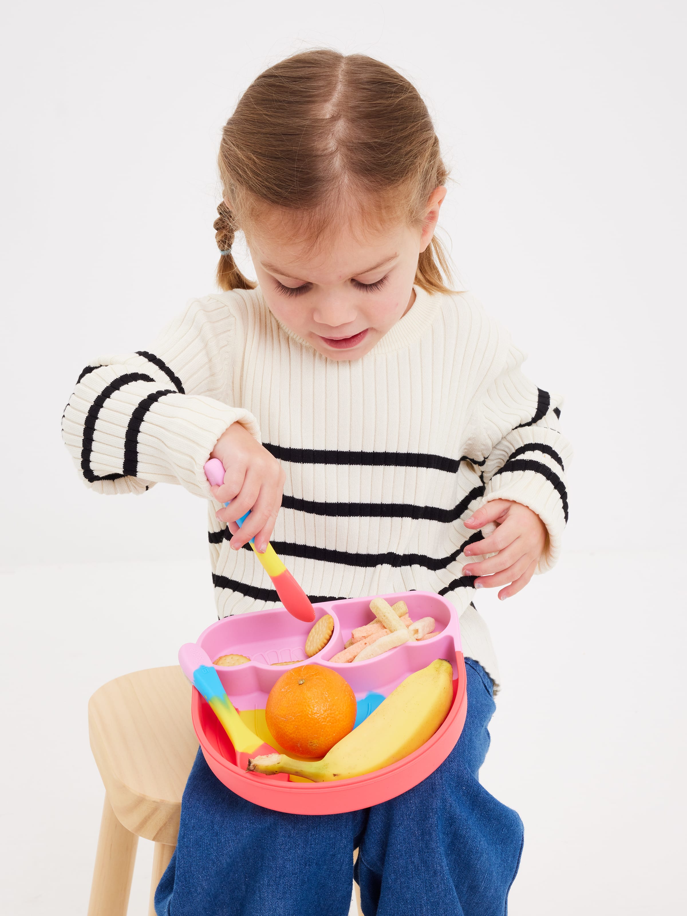 Big Dreams Silicone Food Plate Set