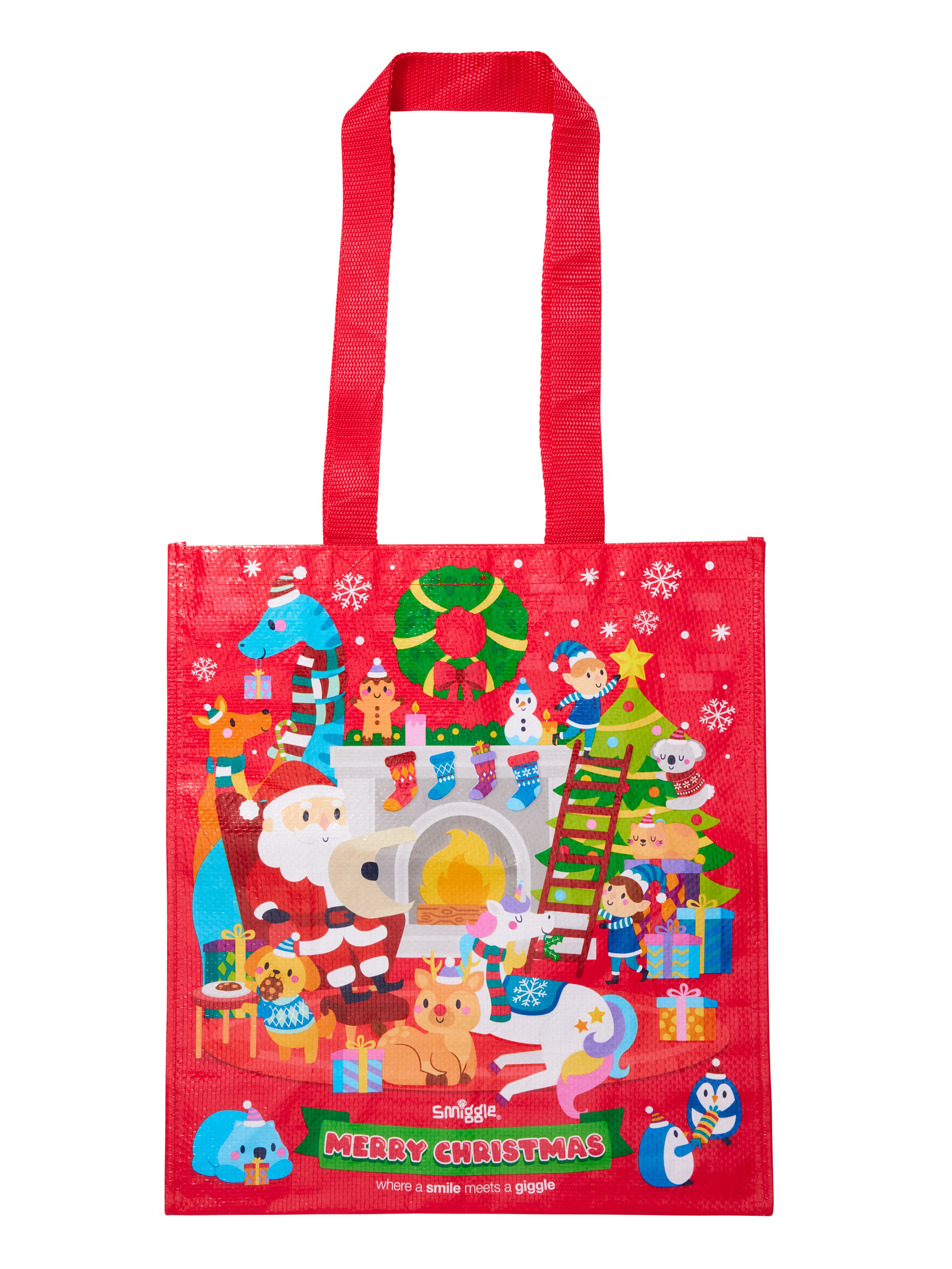 Christmas Medium Reuse Me Bag Smiggle Online