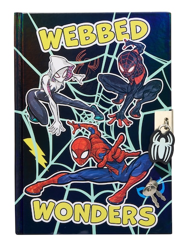 Spider-Man A5 Lockable Notebook                                                                                                 