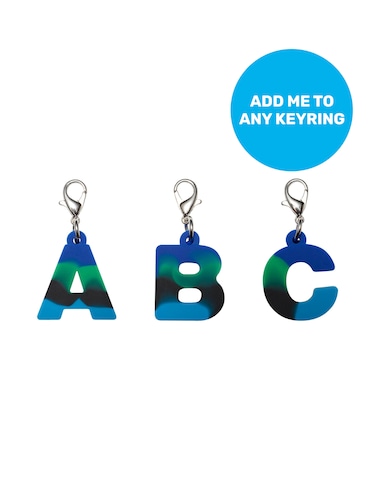 Blue Add-On Mini Alpha Keyring                                                                                                  