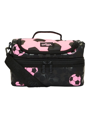 Striker Double Decker Lunchbox With Strap                                                                                       