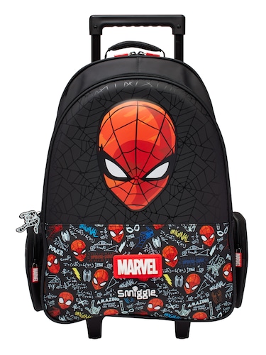 Spider-Man Backpack Trolley With Light Up Wheels                                                                                
