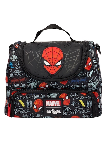 Spider-Man Double Pocket Lunchbox With Strap                                                                                    