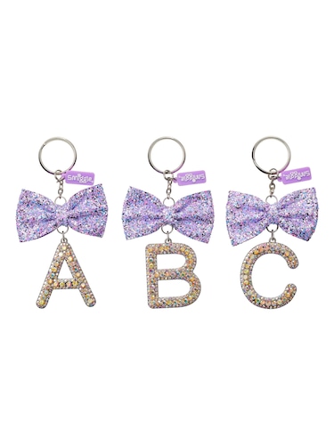 Gem & Bow Alphabet Keyring                                                                                                      